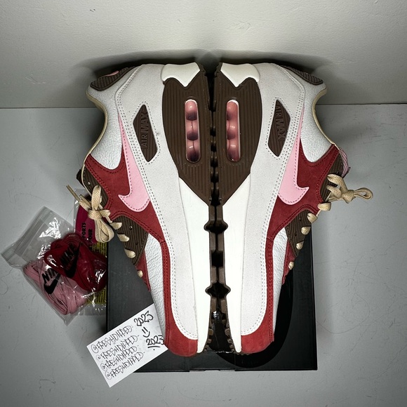 NWT 2021 NIKE AIR MAX 90 NRG “BACON” MENS SZ 10 DEADSTOCK OG ALL - Picture 7 of 16